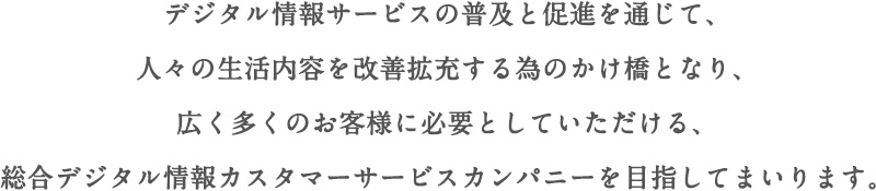 企業理念・代表メッセージ